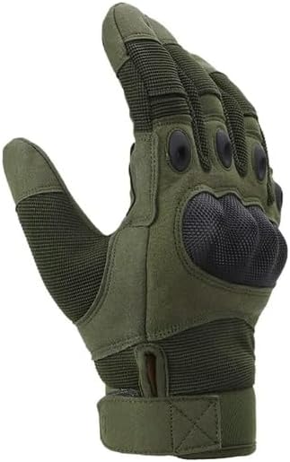 Tactical Gloves Hard Knuckle Gloves with Touchscreen Fingers Hand Gear for Hiking, Camping, Hunting, Combat, Shooting, Cyc...