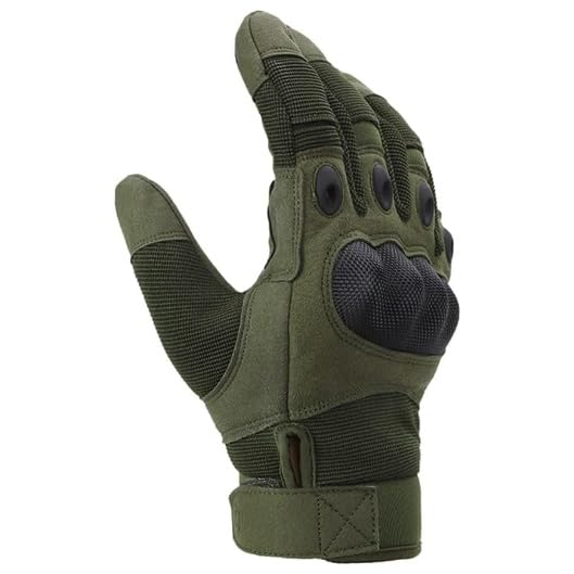 Tactical Gloves Hard Knuckle Gloves with Touchscreen Fingers Hand Gear for Hiking, Camping, Hunting, Combat, Shooting, Cyc...
