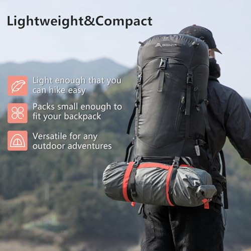 BISINNA Lightweight 3 Season Camping Tent for 2/2.5/3 Person, Waterproof UPF40+ Backpacking Tent with Double Layer Ventila...