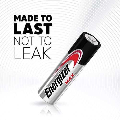 Energizer AA and AAA Batteries, 48 Count, Combo Pack Contains 24 Max Double A and 24 Max Triple A Batteries