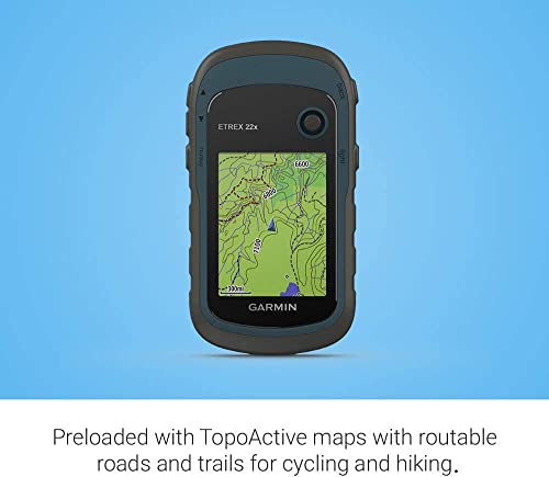 Garmin eTrex 22x, Rugged Handheld GPS Navigator with 6Ave Travel Kit & LCD Screen Cleaner (010-02256-00)