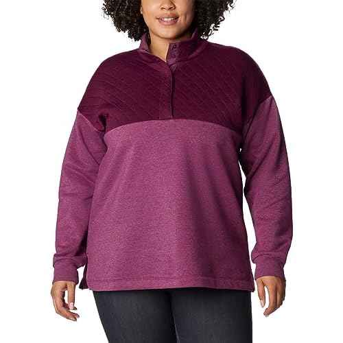 Columbia Women's Hart Mountain Quilted 1/2 Snap