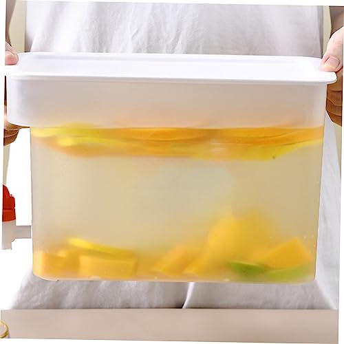 CIYODO Refrigerator Cold Water Kettle with Faucet 1.5 Gallon Water Pitcher for Home Kitchen Beverage Dispenser Juice Party...