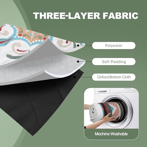 TlaroRiz 77.56"×77.56" Large Picnic Blankets Waterproof Picnic Mat Foldable Picnic Blanket for 4 to 6 Adults 3-Layer Outdo...