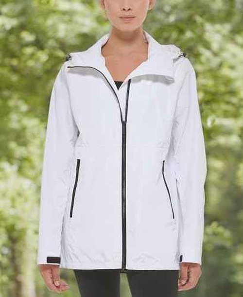 Calvin Klein Women's Performance Jacket,White,X-Small