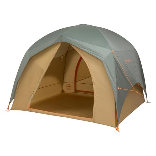 Big Agnes Big House - Base and Car Camping Tent, 3 Season Waterproof Gear, Easy Set Up for Groups