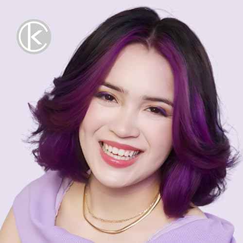 Keracolor Color + Clenditioner 3-in-1 Color-Depositing Conditioner, Gentle Cleansing Conditioner Infusing Semi-Permanent Hair Color, 9 Shades, 33.8 Fl Oz