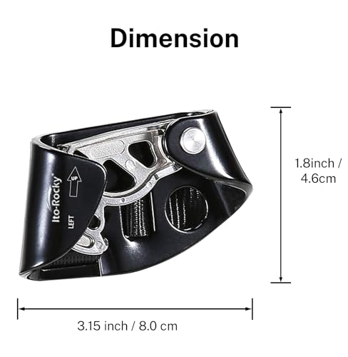 Ito Rocky Foot Ascender Riser - Rope Climbing Equipment for SRT Climbing & Tree Arborist Climbing Device