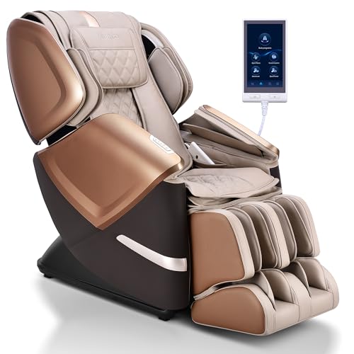 MYNTA 2025 4D Massage Chair for Full Body, 4D+2D Dual Mechanism with Waist & Shawl Heating, Zero Gravity Recliner Foot & C...