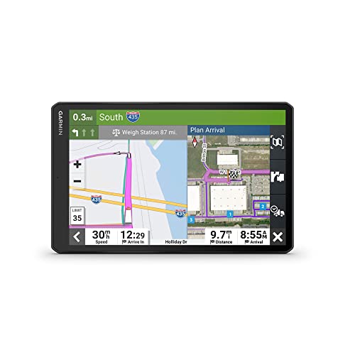 Garmin dēzl OTR1010, Extra-Large, Easy-to-Read 10” GPS Truck Navigator, Custom Routing, High-Resolution Birdseye Satellite...