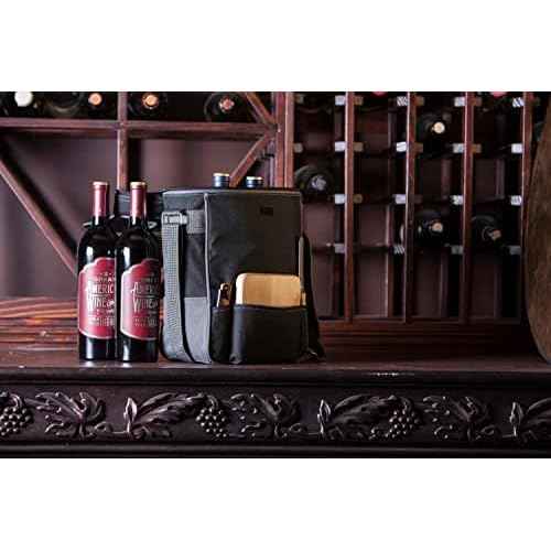 NCAA Duet Insulated Wine and Cheese Tote with Team Logo