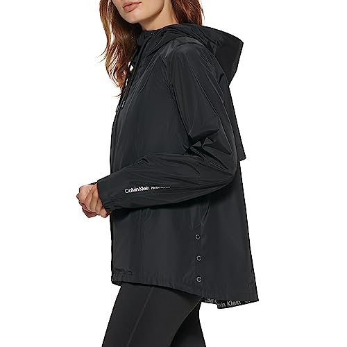 Calvin Klein womens Hooded Windbreaker