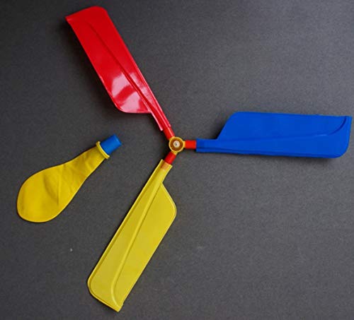 Kids Toy Balloon Helicopter (12 pack) Children's Day Gift Party Favor easter basket, stocking stuffer or birthday! Flying ...