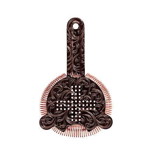 SKY FISH Bartender Kit Cocktail Shaker Set-6 Pieces Stainless Steel Copper Plated Etching Bar Tools with Boston Shaker Tin...