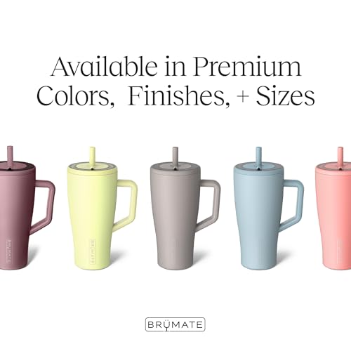 BrüMate Era 40 oz Tumbler with Handle and Straw | 100% Leakproof Insulated Water Bottle Tumbler with Lid and Flexible Soft...