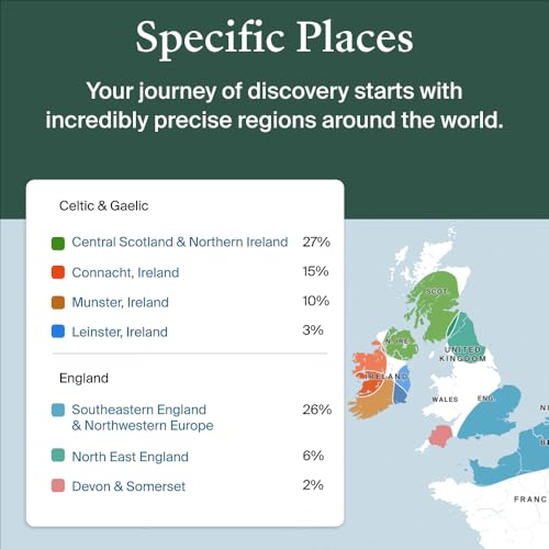 AncestryDNA + Traits Genetic Test Kit: Personalized Genetic Traits, DNA Ethnicity Test, Origins & Ethnicities, Complete DN...
