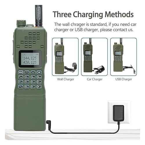 Baofeng Radio Ham Radio AR-152 10W Powerful Handheld Tactical Two Way Radio Upgraded of baofeng Radio Walkie Talkies Long Range with USB Charger Battery Full Kit