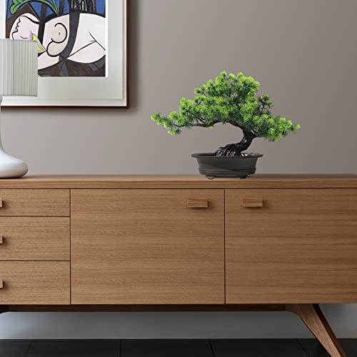 yoerm Artificial Bonsai Tree Fake Plants for Home Decor, Living Room Bathroom Bookshelf Entryway Table Wall Shelf Modern F...