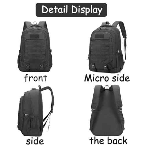Lawaia Tactical Backpack Military Rucksack 45L Waterproof Hiking Packs Army Survival Assault Backpack Outdoor Sports Fishi...