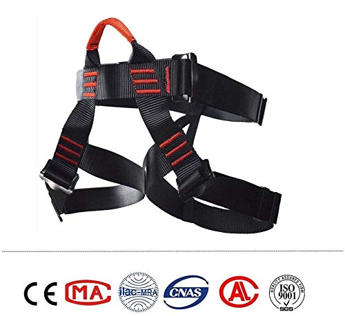 HandAcc Climbing belts, Safe Seat Belts for Tree Climbing Outdoor Training Caving Rock Climbing Rappelling Equip - Half Bo...