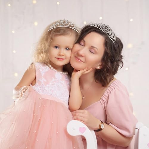 TOBATOBA 12Pcs Tiaras for Women Girls Sparkling Rhinestone Princess Tiaras Pack Crowns for Women Girls Bluk for Birthday P...
