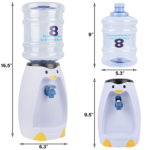 YOFIT 2.5 Liters Mini Water Dispenser 8 Glasses Water Dispenser Penguin Style