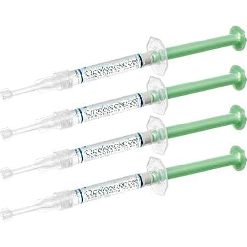Opalescence 20% Teeth Whitening Refill Kit (4 Syringes) Carbamide Peroxide. Made by Ultradent, in Mint Flavor. Tooth Whitening Refill Syringes - B-5196-4