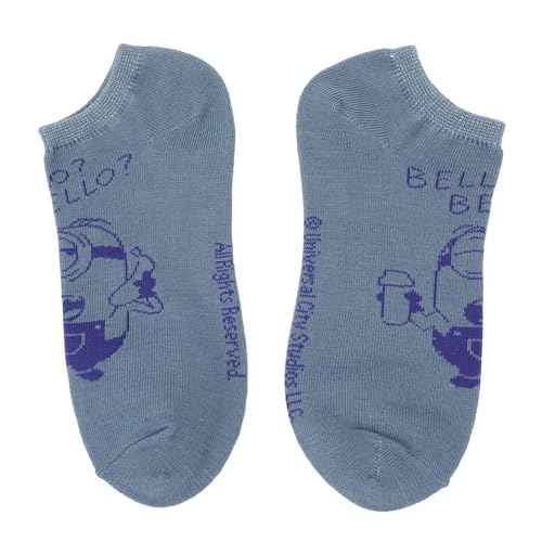 Bioworld Despicable Me Minions Coffee Break Women's 5-Pair Ankle Socks