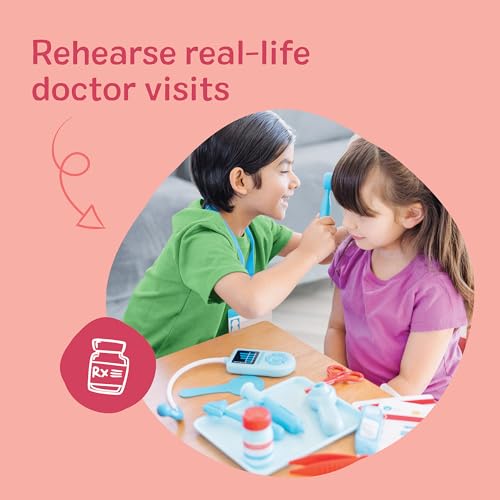 Melissa & Doug Get Well Doctor Kit, 25-Piece Toddler Doctor Play Set, Realistic Pretend Play Toys & Accessories, Preschool...
