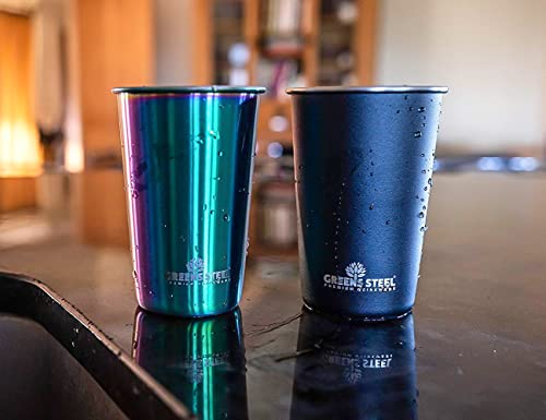 10oz Kids Cups – Stainless Steel Cups for Home, Party, Camping & Outdoor Activities – BPA Free, Unbreakable, Premium Stack...