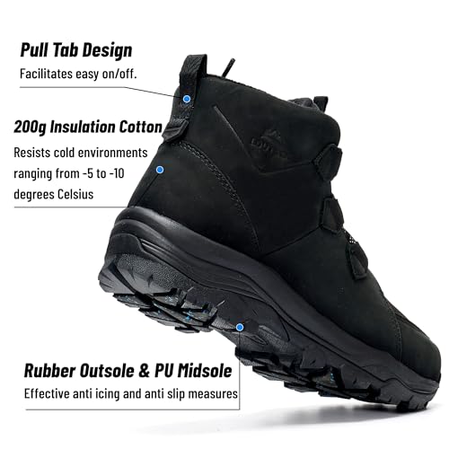 Men's Hiking Boots – Durable and Comfortable Men's Climbing Boots for Rugged Outdoor Adventures, Perfect for Hiking, and C...