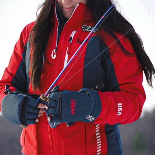 DOING SOMETHING GREAT DSG Outerwear Women's Arctic Appeal 3.0 Ice Fishing Flip Top Mitten - Merica