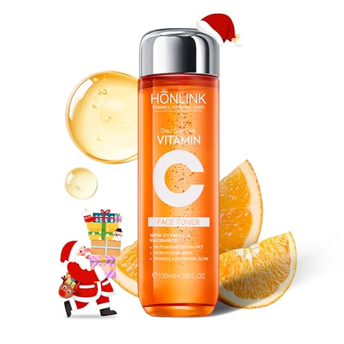 5X Vitamin C Toner HONLINK Facial Care Toners,Gift for Her, Hyaluronic Acid Hydrating Facial Treatment for Even Skin Tone,...