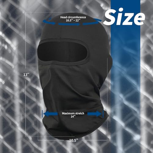 2 Pieces UPF 50+ Balaclavas Ski Mask for Men and Women,UV Protector Helmets Face Mask,Suitable for Outdoor Sports