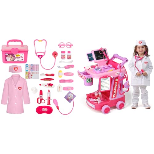 Liberry Toy for Toddlers 2 3 4 5 Years Old Kids Doctor Play Set