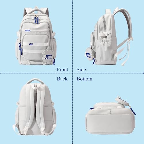YJMKOI Kids Backpack for Girls Middle-School Elementary Bookbags Aesthetic Backpack for Teen Girls-Boys