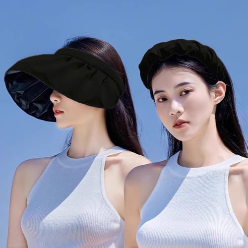 Womens Sun Visor Hat for Ponytail,Outdoor Sports TourismSun Hat Lightweight