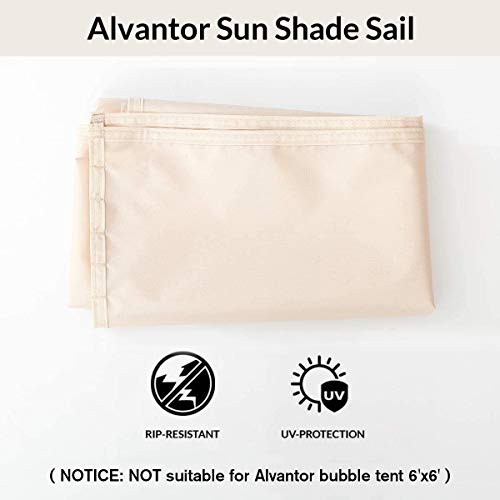 Alvantor Sun Shade Sail Canopy Covers UV Block for Alvantor Outdoor Backyard Screen House & Bubble Tent, Oxford Fabric, 3...