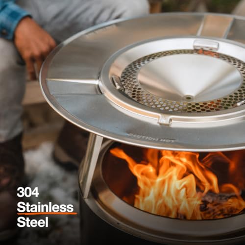 Solo Stove Bonfire Heat Deflector - Enhance Warmth and Comfort for Your Fire Pit - Durable 304 Stainless Steel - Maximizes...