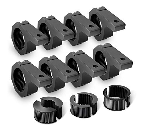 Nilight Horizontal Bar Clamp Mounting Bracket Kit for Off-Road LED Light Bar on Roof Rack Roll Cage Holder,2 Years Warrant...