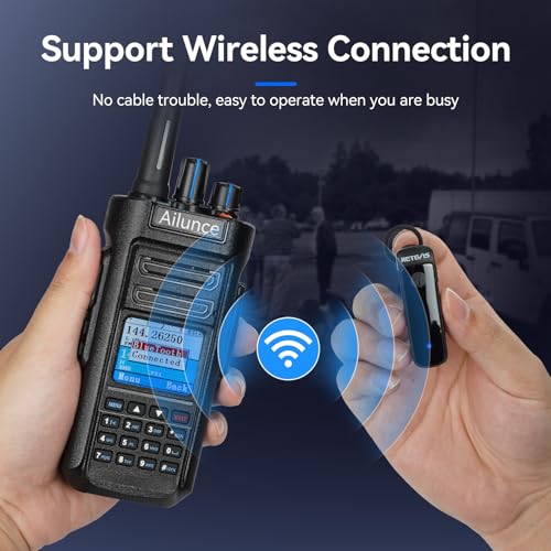 Retevis Ailunce HD2 Ham Radio, HD1 New Version, DMR Handheld Radio, Digital Analog Two Way Radio, 500K Contacts, 3200mAh B...