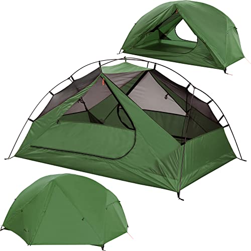 Clostnature 2 Person Backpacking Tent - Lightweight Two Person Tent for Backpacking, Easy Set Up Waterproof Camping Tent f...