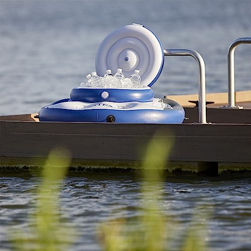 INTEX 56822EP Mega Chill Inflatable Cooler: Removable Ice Chest – 5 Built-in Cup Holders – 2 Durable Handles – Easy-To-Use...