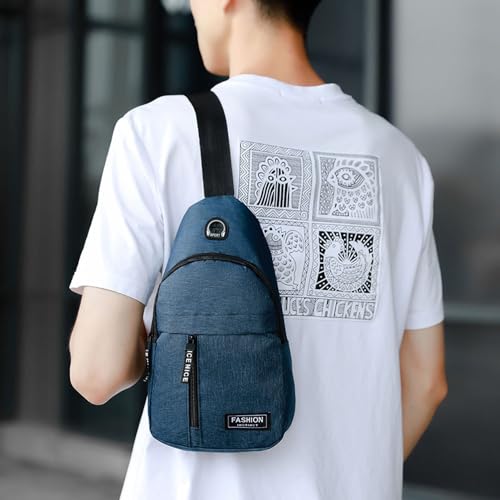 Messenger Bag Shoulder Backpack Adjustable Portable Men's Outdoor Hiking Sports Chest Bag