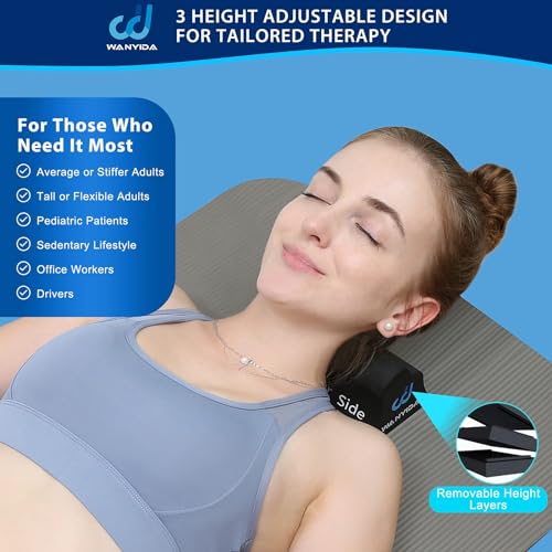 WANYIDA Neck and Shoulder Relaxer, Neck Stretcher Chiropractic Pillows for Pain Relief, Cervical Traction Device for Cervi...