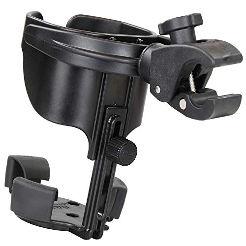 RAM Mounts RAP-B-417-400U Level Cup XL 32 Ounce Drink Holder with RAM Tough-Claw for Motorcycle, ATV/UTV, Bike