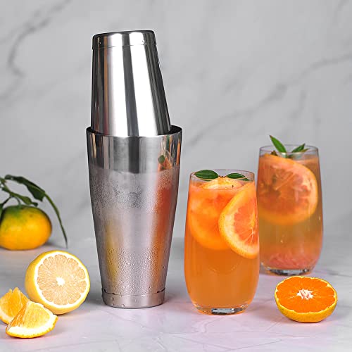Etens Cocktail Shaker Tins Set Stainless Steel, Pro Bar Style Boston Shakers Bartending, Two Piece Martini Shaker Cup Drin...