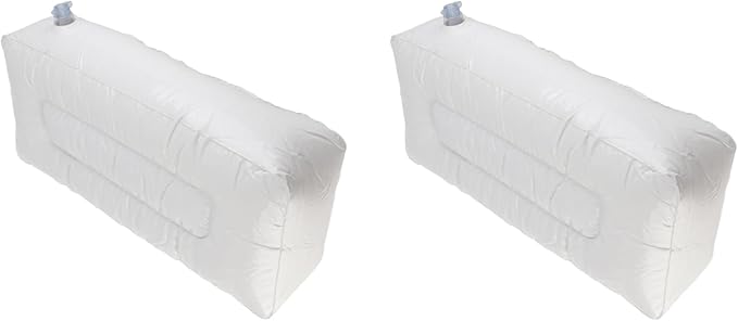 2pcs Kayak Inflatable Seat Cushion Soft PVC Boat Seat Cushion for Kayak Inflatable Boat Fishing Boat Outdoor Projects, Gray