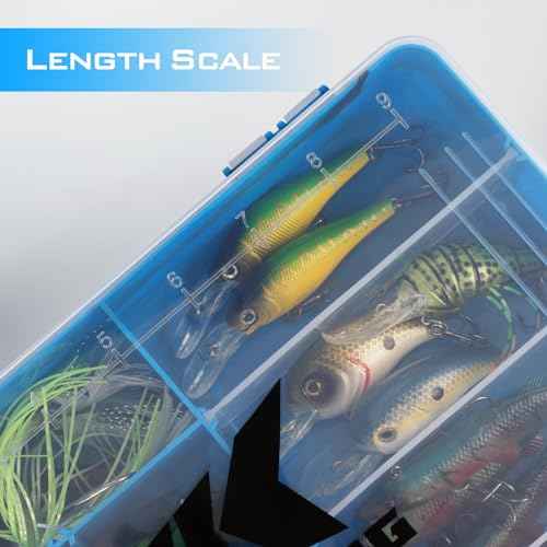 KastKing Bait Vault Camouflage Tackle Box, Plastic Tackle Trays, Fishing Tackle Box Storage Organizer with Removable Dividers, 2 Packs /4 Packs Lure Boxes Terminal Tackle Storage