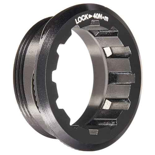 SHIMANO Spares CS-M7100 lock ring and spacer, One Size, Y0GY98010, Black